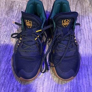 Men's Black and Yellow Athletic Shoes Donovan Mitchell